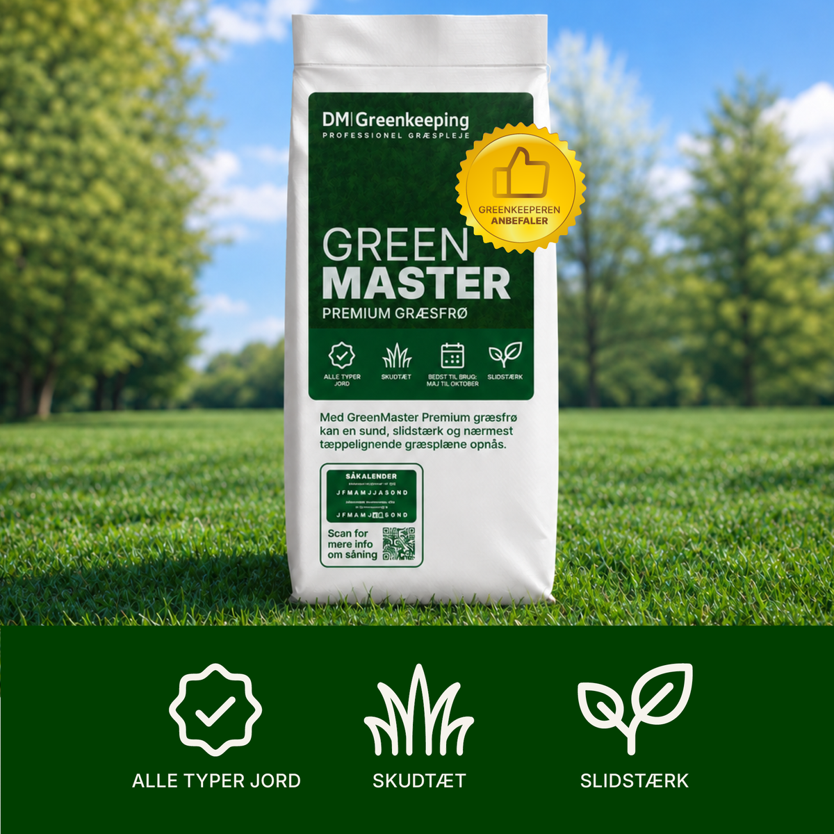 GreenMaster Premium græsfrø (15 kg.)